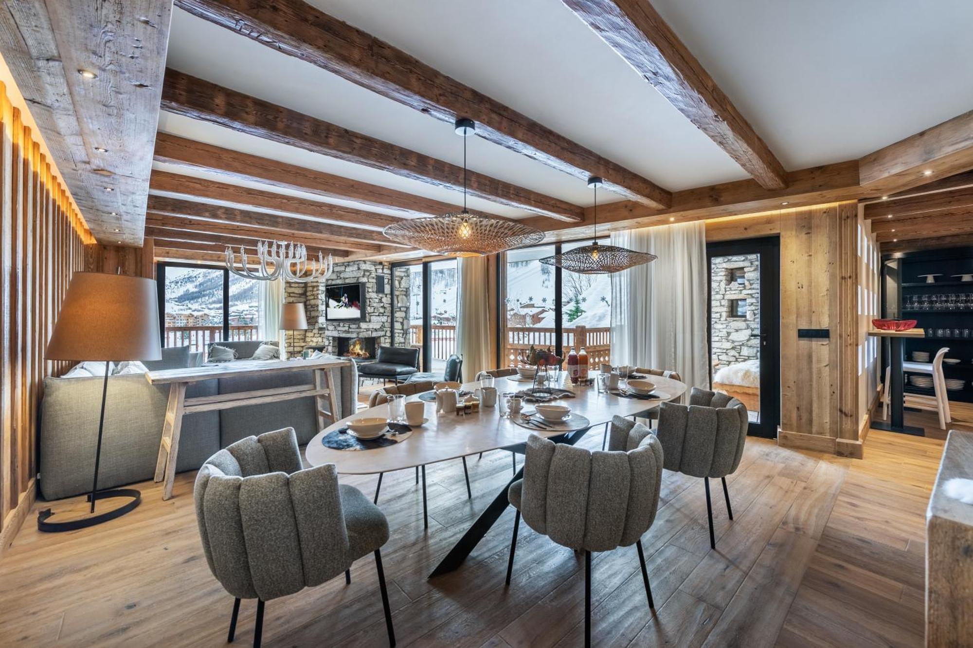 Penthouse Best View - Les Chalets Covarel Val-dʼIsère Екстериор снимка